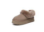 SALE. Fluffy Collar Platform Slippers