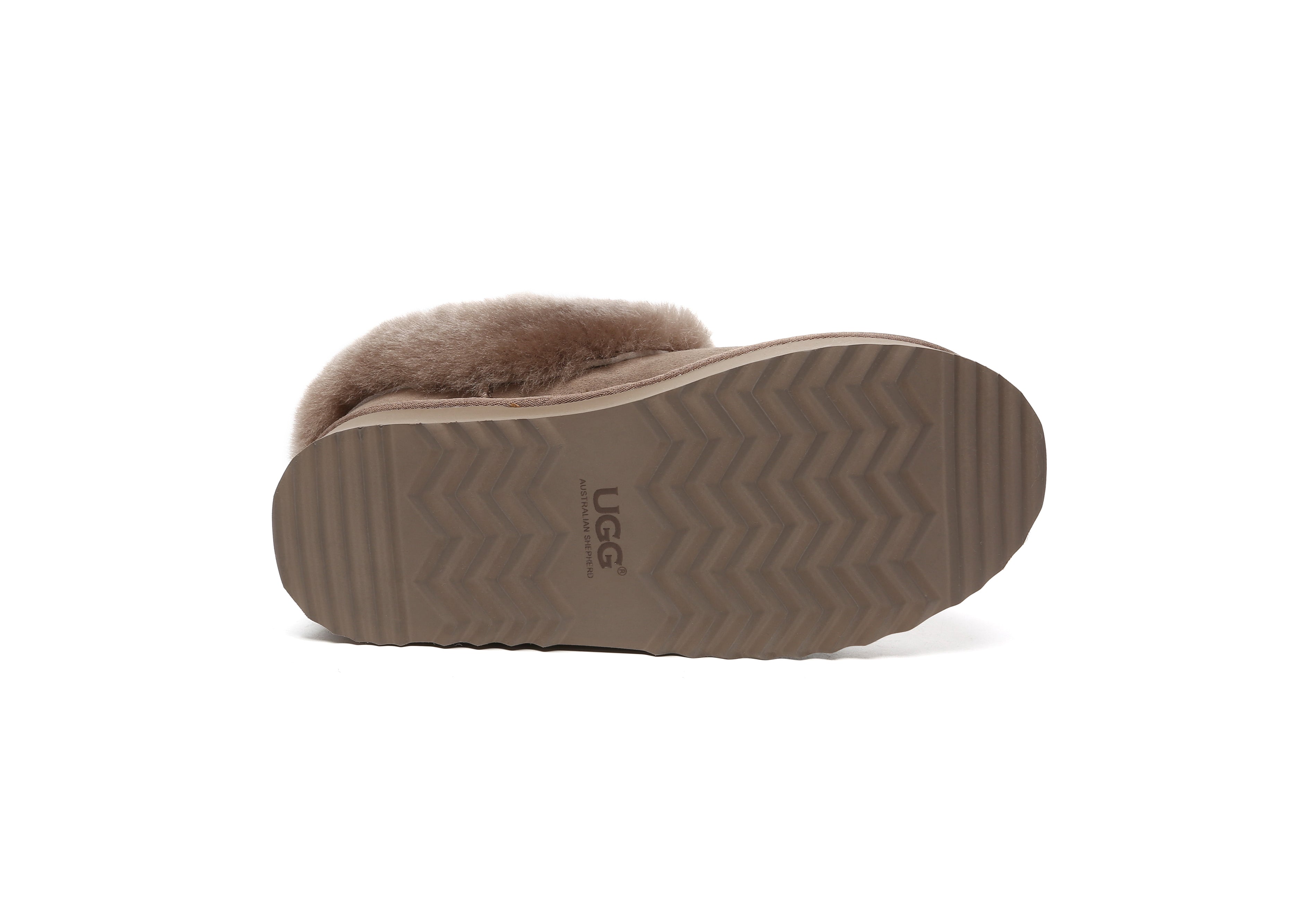SALE. Fluffy Collar Platform Slippers