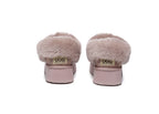 SALE. Fluffy Collar Platform Slippers