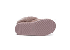 SALE. Fluffy Collar Platform Slippers
