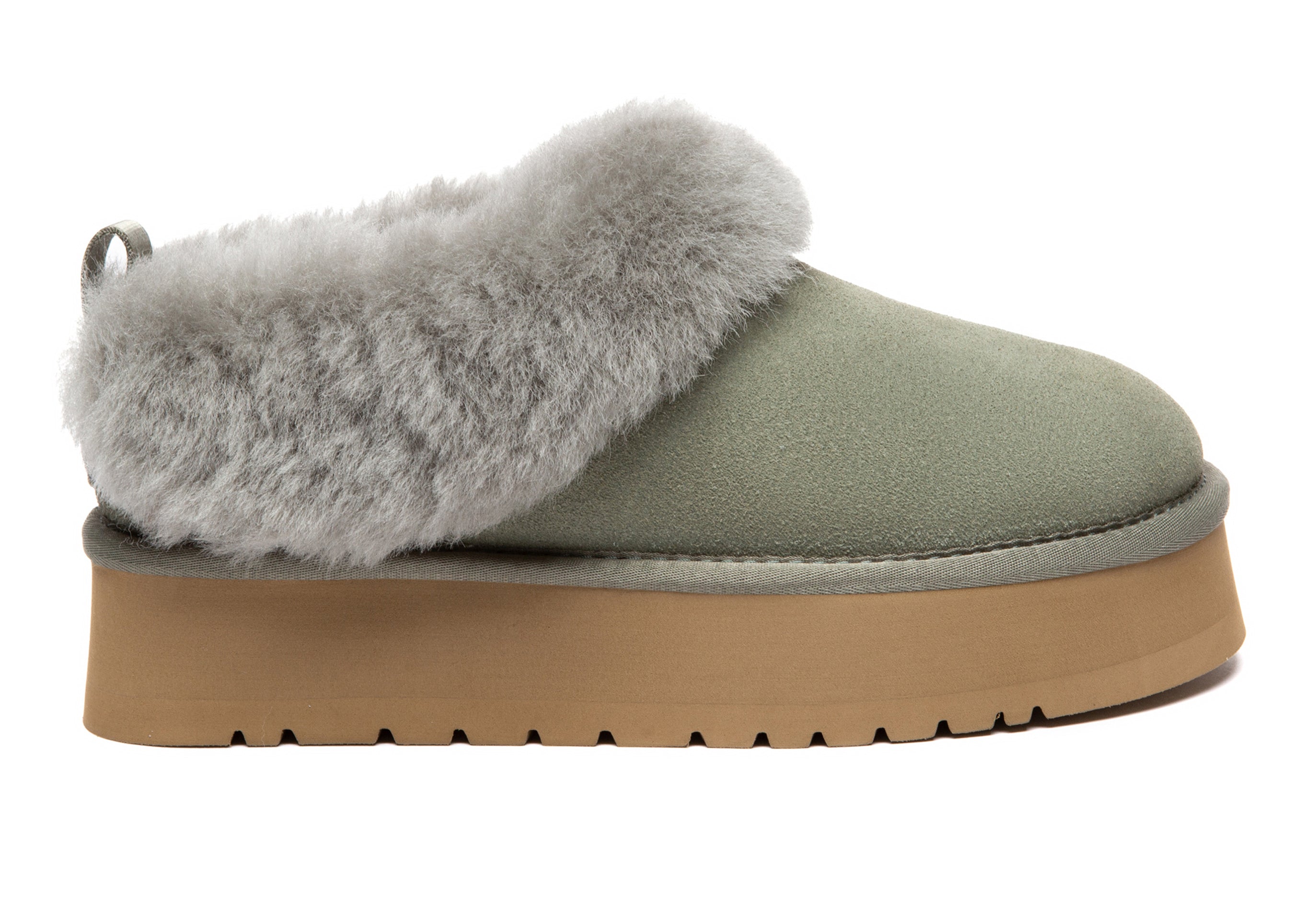 Fluffy Ankle Platform Slipper