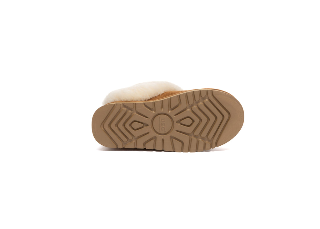 Fluffy Ankle Platform Slipper