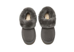 SALE. Fluffy Collar Platform Slippers
