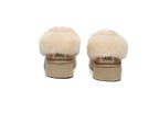 SALE. Fluffy Collar Platform Slippers