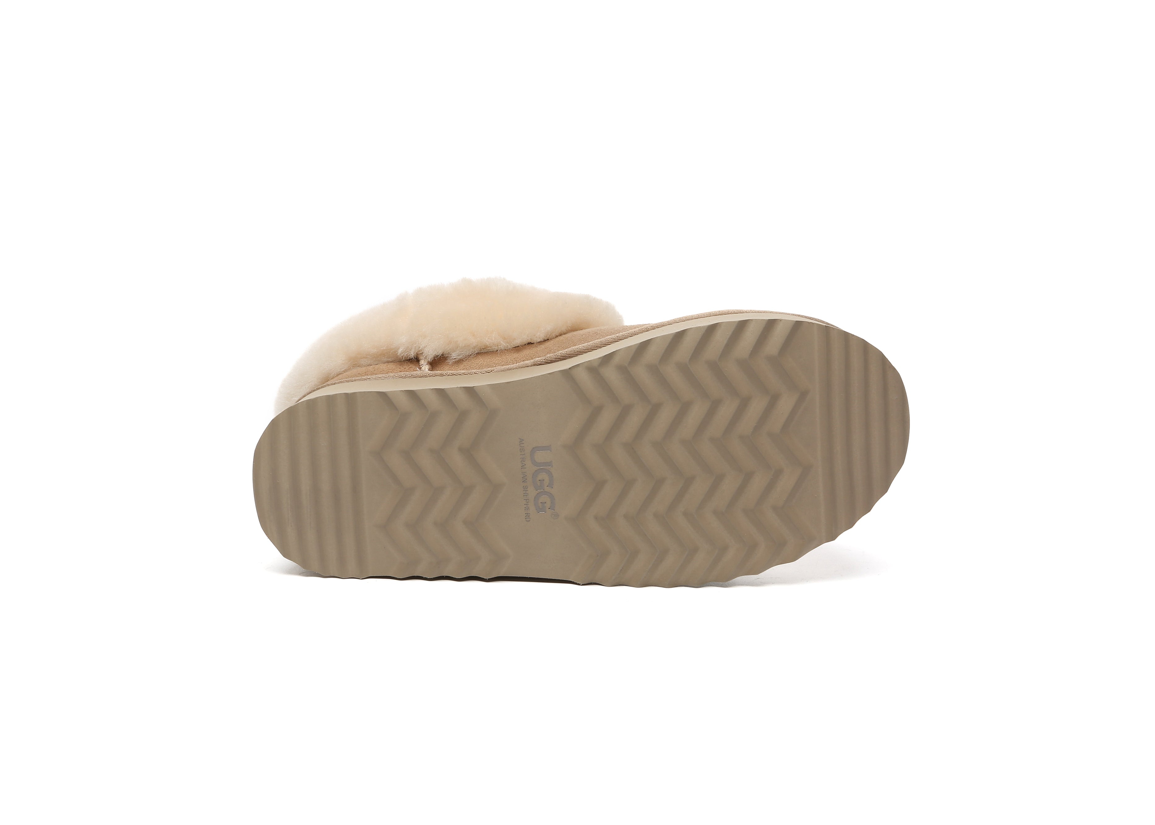 SALE. Fluffy Collar Platform Slippers